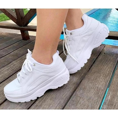 Tênis Plataforma Feminino Bufalo London