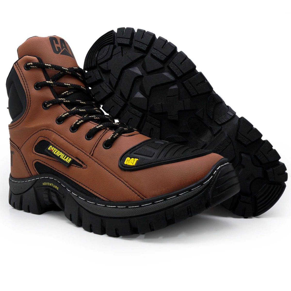 Bota Coturno Caterpillar CAT Cano Médio